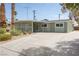 Front view of the house, showcasing its landscaping and driveway at 1105 I, Boulder City, NV 89005