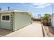 View of house showcasing the side yard and fence at 1105 I, Boulder City, NV 89005