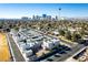 Modern townhome community, showcasing contemporary architecture and a city view at 1303 S 8Th St, Las Vegas, NV 89104