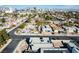 Aerial perspective of a new townhouse community with city views at 1303 S 8Th St, Las Vegas, NV 89104