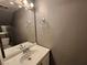 Clean bathroom with a vanity and mirror at 1480 Hialeah Dr # B, Las Vegas, NV 89119