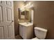 Bathroom with single sink and toilet at 1480 Hialeah Dr # B, Las Vegas, NV 89119