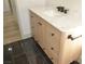 Updated bathroom with marble vanity and black matte fixtures at 1804 Piccolo Way, Las Vegas, NV 89146