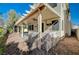 Outdoor patio area with pergola and stone accents at 1805 Grand Rodeo St, Las Vegas, NV 89117