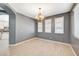 Bright dining room features hardwood floors and a chandelier at 1805 Grand Rodeo St, Las Vegas, NV 89117