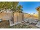 Backyard shed with paver stones at 2210 Cool River Ct, North Las Vegas, NV 89032