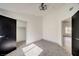 Well-lit bedroom featuring a large closet and carpet at 2674 Alwoodley Cir, Las Vegas, NV 89142