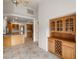 Kitchen features granite counters and oak cabinets at 3361 Winery Rd, Pahrump, NV 89048