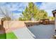 Spacious backyard with a paved patio, perfect for relaxation and outdoor activities at 3402 Arcata Point Ave, Las Vegas, NV 89141