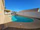 Inviting backyard pool and spa at 3538 Canter Dr, North Las Vegas, NV 89032