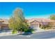 One-story house with a two-car garage and landscaped yard at 36 Hunt Valley Trl, Henderson, NV 89052