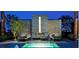 Relaxing heated pool and spa with fire pit at 4381 W Flamingo Rd # 1909, Las Vegas, NV 89103