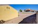 Backyard view with gravel and block wall at 451 Wright Way, Henderson, NV 89015