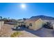 Backyard view with patio, pergola, and mountain view at 451 Wright Way, Henderson, NV 89015