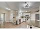 Bright kitchen featuring white cabinets and granite countertops at 451 Wright Way, Henderson, NV 89015