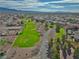 Aerial view of community park and surrounding homes at 4641 Sommerset Ct, Pahrump, NV 89061