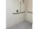 Community accessible shower with grab bars at 5751 E Hacienda Ave # 244, Las Vegas, NV 89122