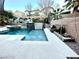 Spacious pool and spa with ample patio space at 651 Penshaw Bridge Ave, Las Vegas, NV 89178