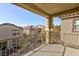 Balcony with view of neighborhood homes and landscape at 8789 Ashley Park Ave, Las Vegas, NV 89148