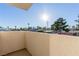 Balcony with city and tower views at 1303 S 8Th St, Las Vegas, NV 89104