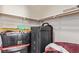 Large closet with shelving and hanging rods at 1413 Fantastic Ct, North Las Vegas, NV 89081
