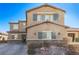 Two-story house with gray shutters and a landscaped front yard at 1413 Fantastic Ct, North Las Vegas, NV 89081
