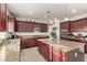 Spacious kitchen with granite countertops and modern appliances at 1413 Fantastic Ct, North Las Vegas, NV 89081