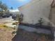 Front yard with small bushes and walkway at 1487 Elaine Dr, Las Vegas, NV 89142