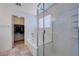 Bathroom with soaking tub and walk-in shower at 152 Belmont Canyon Pl, Henderson, NV 89015