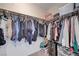 Large walk-in closet with ample hanging space at 152 Belmont Canyon Pl, Henderson, NV 89015
