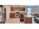 Kitchen with stainless steel appliances and granite countertops at 152 Belmont Canyon Pl, Henderson, NV 89015