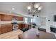 Modern kitchen with stainless steel appliances and granite countertops at 152 Belmont Canyon Pl, Henderson, NV 89015