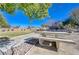 Community park with grassy area, picnic tables and walking path at 152 Belmont Canyon Pl, Henderson, NV 89015