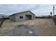 Large backyard with plenty of space for landscaping or outdoor activities at 1770 Ironside St, Pahrump, NV 89048