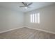 Spacious bedroom with hardwood floors and ceiling fan at 2951 Maffie St, Henderson, NV 89052