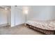Bedroom with a twin bed, sliding door closet, and carpet at 2983 Juniper Hills Blvd # 102, Las Vegas, NV 89142