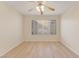 Bedroom featuring a ceiling fan and large window at 3425 E Russell Rd # 227, Las Vegas, NV 89120