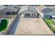 Aerial view of a home's backyard, showcasing a spacious, unfinished outdoor space at 6524 Summershade St, North Las Vegas, NV 89086