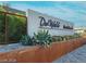 Del Webb North Ranch community entrance sign at 6524 Summershade St, North Las Vegas, NV 89086