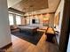 The game room boasts a pool table, shuffleboard, and stylish wood accents at 6524 Summershade St, North Las Vegas, NV 89086