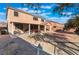 Spacious backyard with covered patio and basketball hoop at 6916 Snow Finch St, North Las Vegas, NV 89084