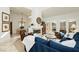 Spacious living room with fireplace and access to a patio at 7943 Harbour Towne Ave, Las Vegas, NV 89113