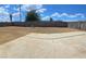 Large backyard with gravel and block wall at 929 Center St, Henderson, NV 89015