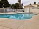 Community pool with surrounding patio at 1900 N Torrey Pines Dr # 132, Las Vegas, NV 89108