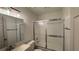 Clean bathroom with shower/tub combo and updated vanity at 2136 Chertsey Dr # A, Las Vegas, NV 89108