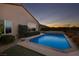 Private pool and spa with sunset views at 2214 Brighton Point Ave, Henderson, NV 89044