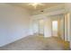 Bedroom with mirrored closet doors and neutral carpeting at 2400 Stadler Ct, Las Vegas, NV 89134