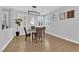 Charming dining room with a round table and four chairs at 2505 Cockatiel Dr, North Las Vegas, NV 89084