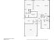 Floor plan showing a 2-bedroom, 2-bathroom home with a garage at 2551 Darda St, Henderson, NV 89044