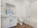 Clean bathroom with white vanity, toilet, and bathtub at 2555 Hampton Rd # 4302, Henderson, NV 89052